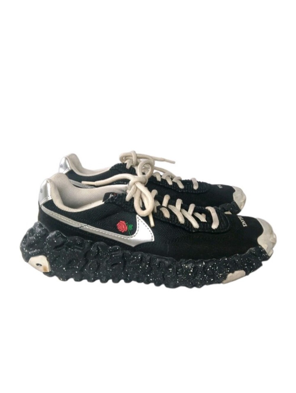 Nike x Undercover Overbreak SP Shoes Men Size 11 Black Silver Rose Chaos Balance
